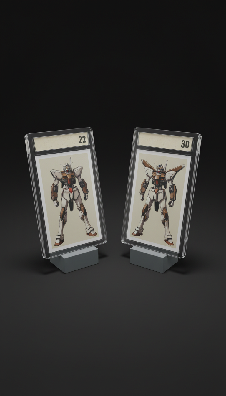 Gundam collector's series slabbed card