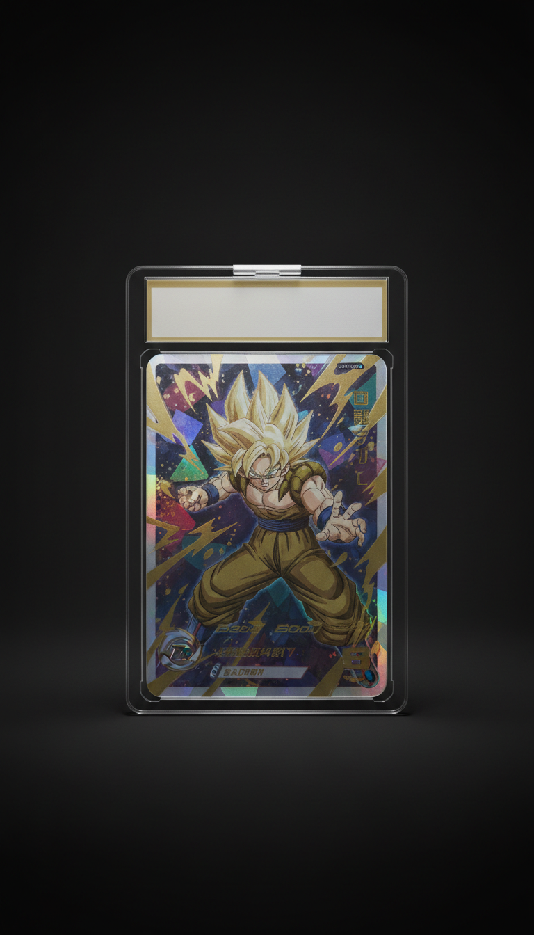 Dragon Ball rare holographic graded card